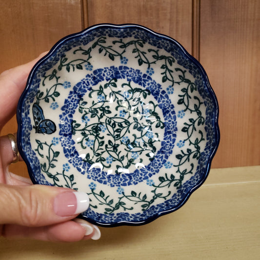 Bowl ~ Scalloped ~ 4.5" 23-1934X Terrace Butterfly