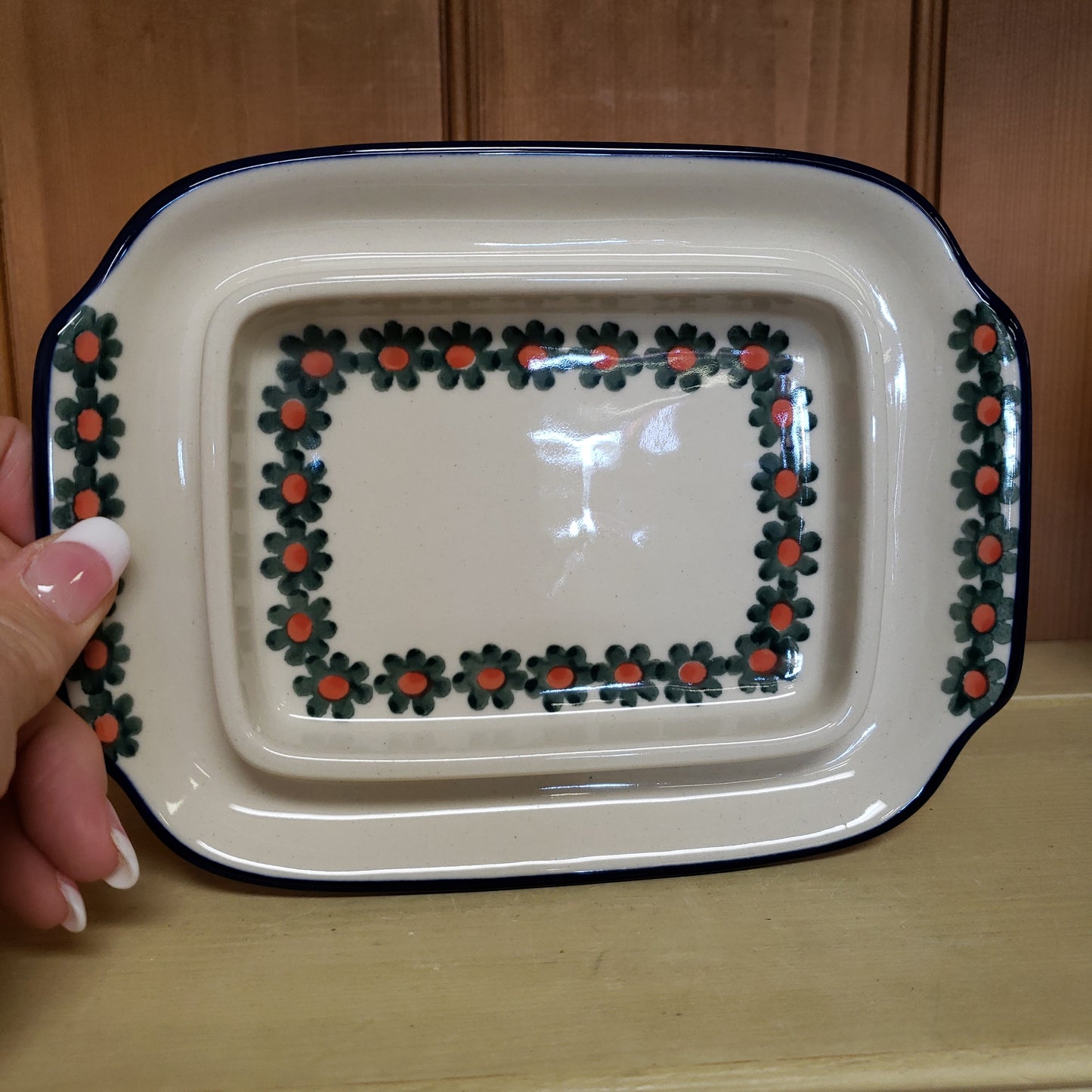 Butter/Cream Cheese Dish 295-854AX Primrose