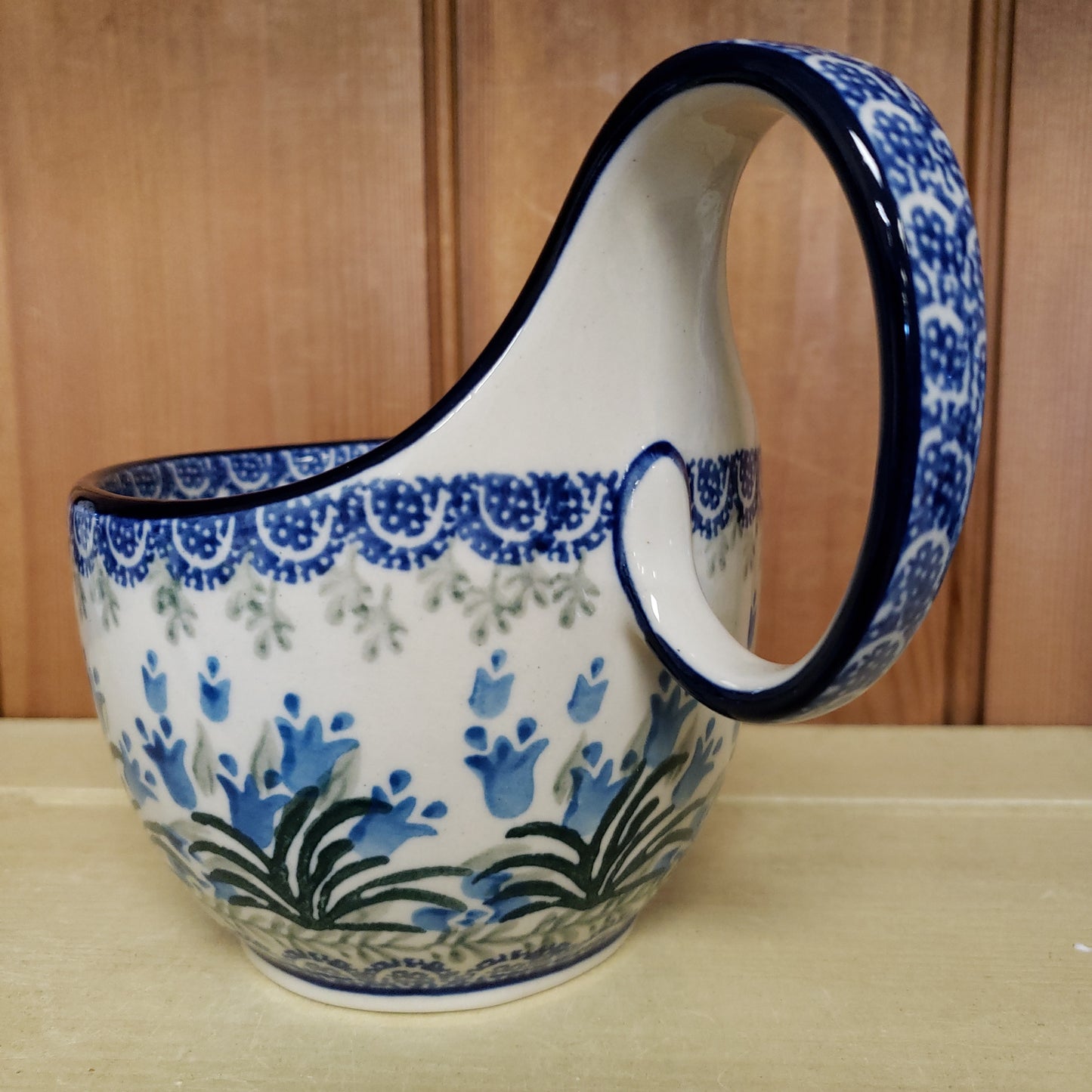 Bowl w/ Loop Handle ~ 16 oz 845-1432X Blue Bells