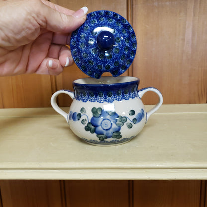 Sugar Bowl ~ 7 oz 35-0163X Blue Poppy