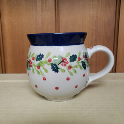 Mug ~ Bubble ~ 11 oz. 70-2541X Christmas Holly