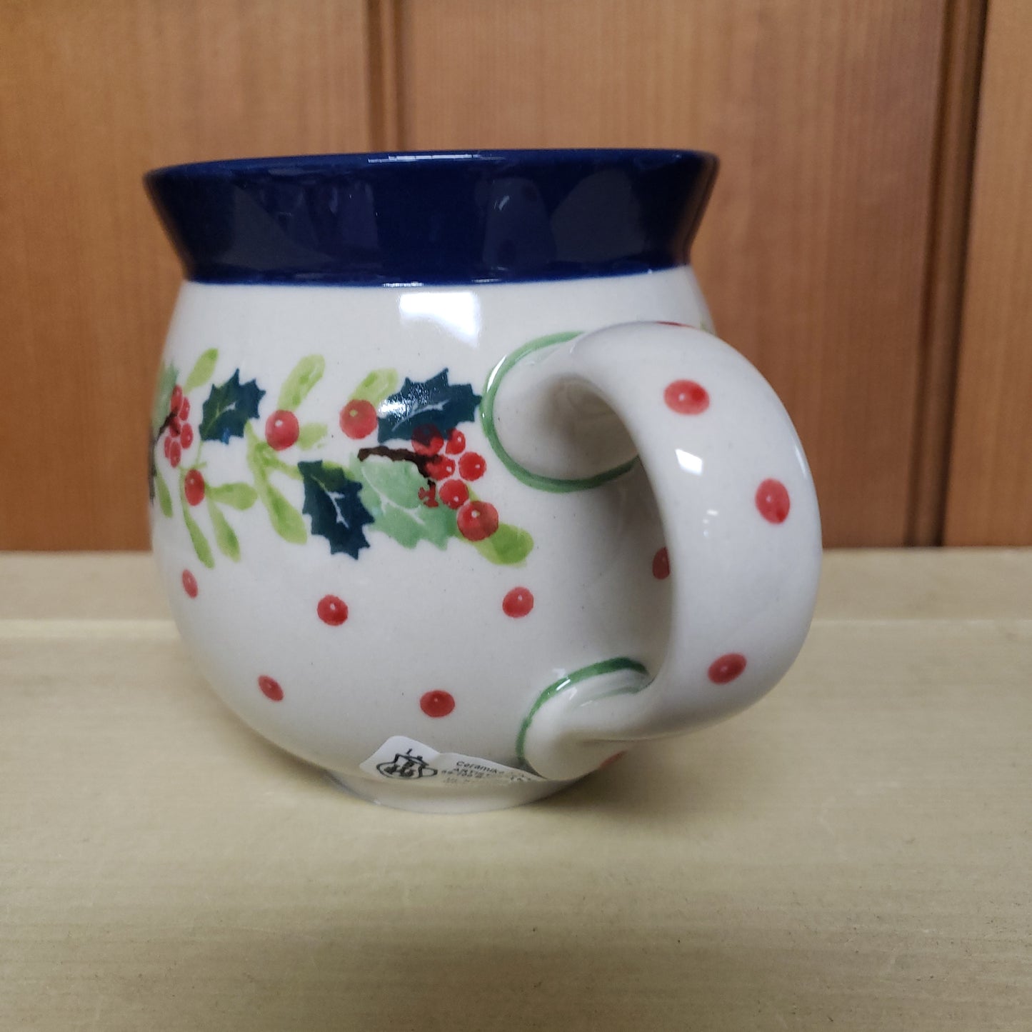 Mug ~ Bubble ~ 11 oz. 70-2541X Christmas Holly