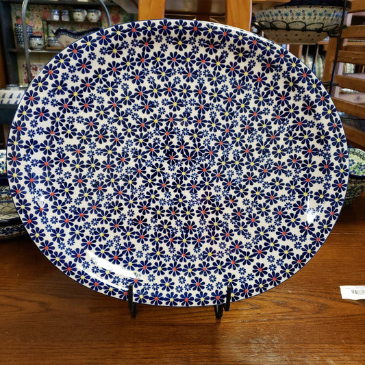 Platter 16" x 14" S001 Daisy Parade