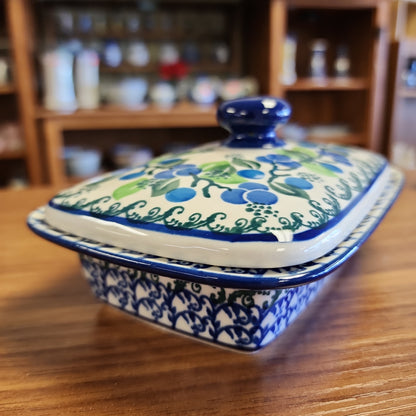 Butter Dish 294-1416X ~ Blue Berries pf0424