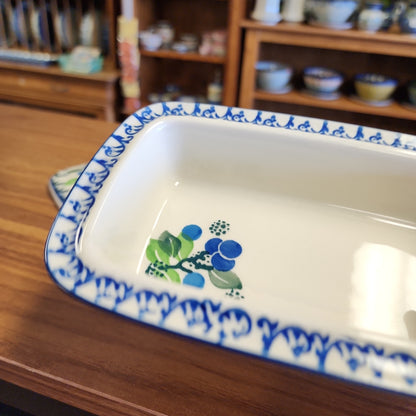 Butter Dish 294-1416X ~ Blue Berries pf0424