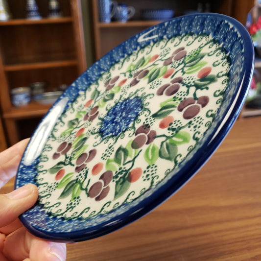 Plate ~ Bread & Butter ~ 6.25" 261-1418X ~ Burgandy Berry Blue pf0424  tapas appetizer