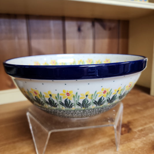 Bowl ~ Nesting ~ 9" W 56-2122X ~ Daffodil Blue pf0424