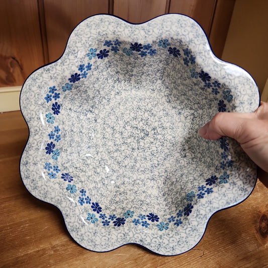 Bowl ~ Petal Edge 796-2612X ~ Periwinkle pf0424