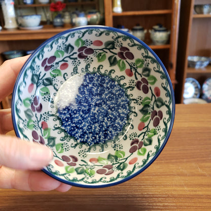 Bowl ~ Ice Cream ~ 4.5" 17-1418X ~ Burgandy Berry Blue pf0424