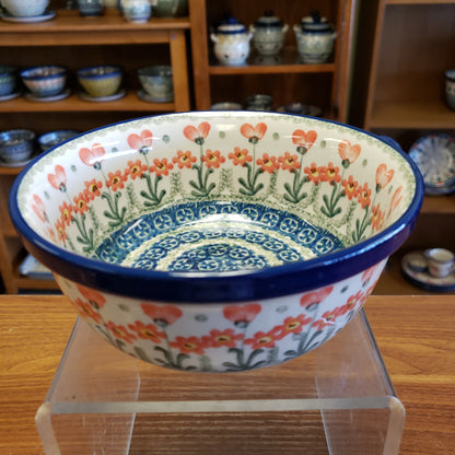 Bowl ~ Soup / Salad / Cereal ~ 6"W 209-0560X ~ Peach Spring Daisy pf0424