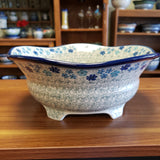 Bowl ~ Footed A17-2612X ~ Periwinkle pf0424