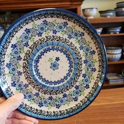 Berry Bowl w/ Saucer ~ 8"W 470-2633X ~ Flower Works pf0424