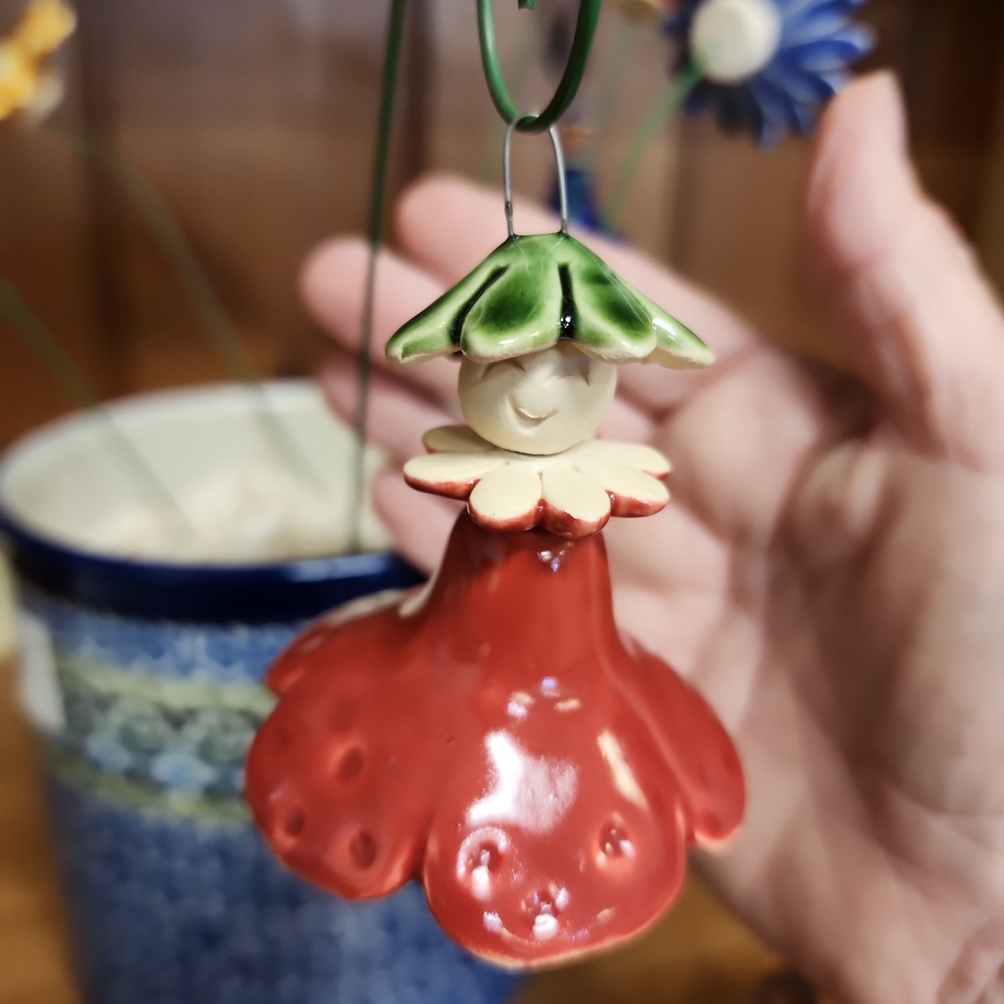 Swedish Ceramic Strawberry Fairy