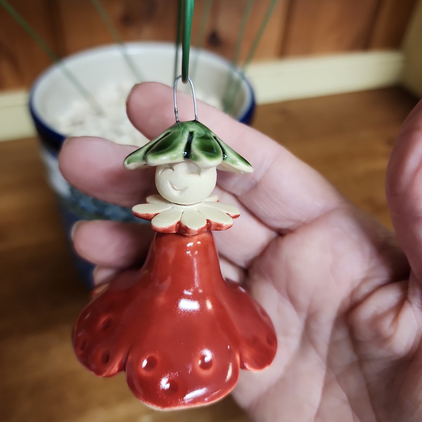 Swedish Ceramic Strawberry Fairy