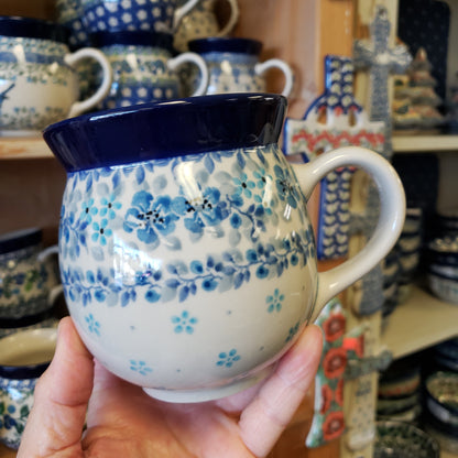 Mug ~ Bubble ~ 16 oz. 73-2642X ~ Blue Flax Flower pf0424