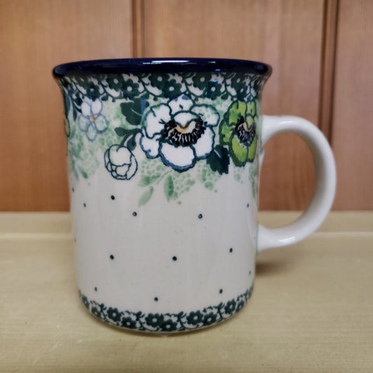 Mug ~ Straight Side ~ 8 oz 236-2320X ~ Green Poppies pf0424