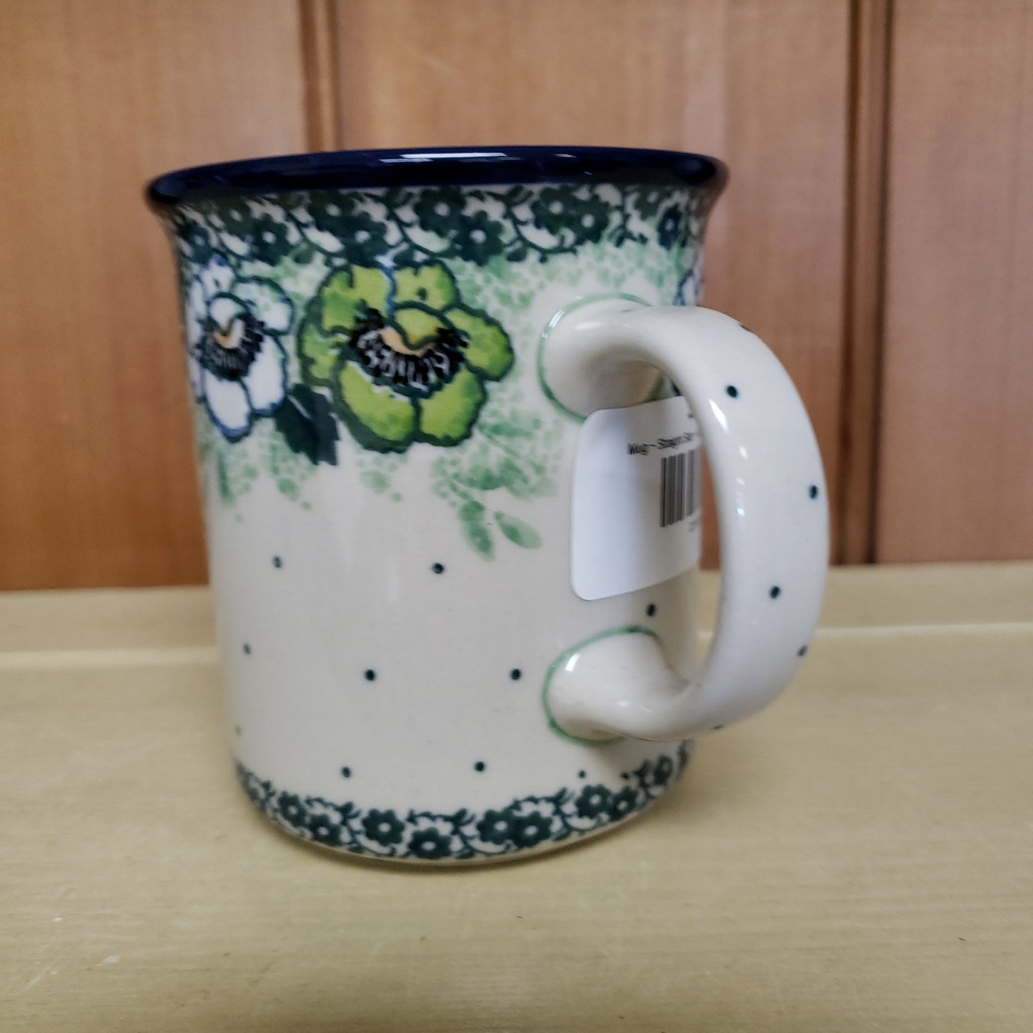 Mug ~ Straight Side ~ 8 oz 236-2320X ~ Green Poppies pf0424