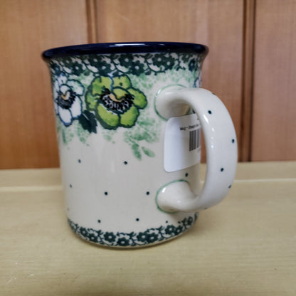 Mug ~ Straight Side ~ 8 oz 236-2320X ~ Green Poppies pf0424