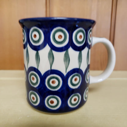 Mug ~ Straight Side ~ 8 oz 236-0054X ~ Peacock pf0424