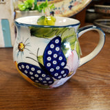 Mug dot butterfly 14 oz Moja