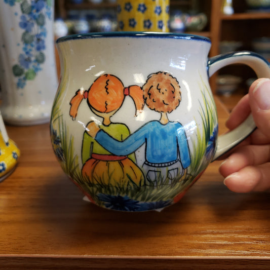 Mug boy & girl 14 oz Moja