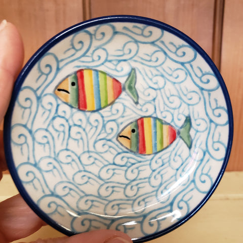 Coaster ~ 4" 262-2540X  Rainbow Fish pf0608