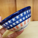 Bowl ~ Nesting 5"W 556-0179X  Stars and Stripes pf0608