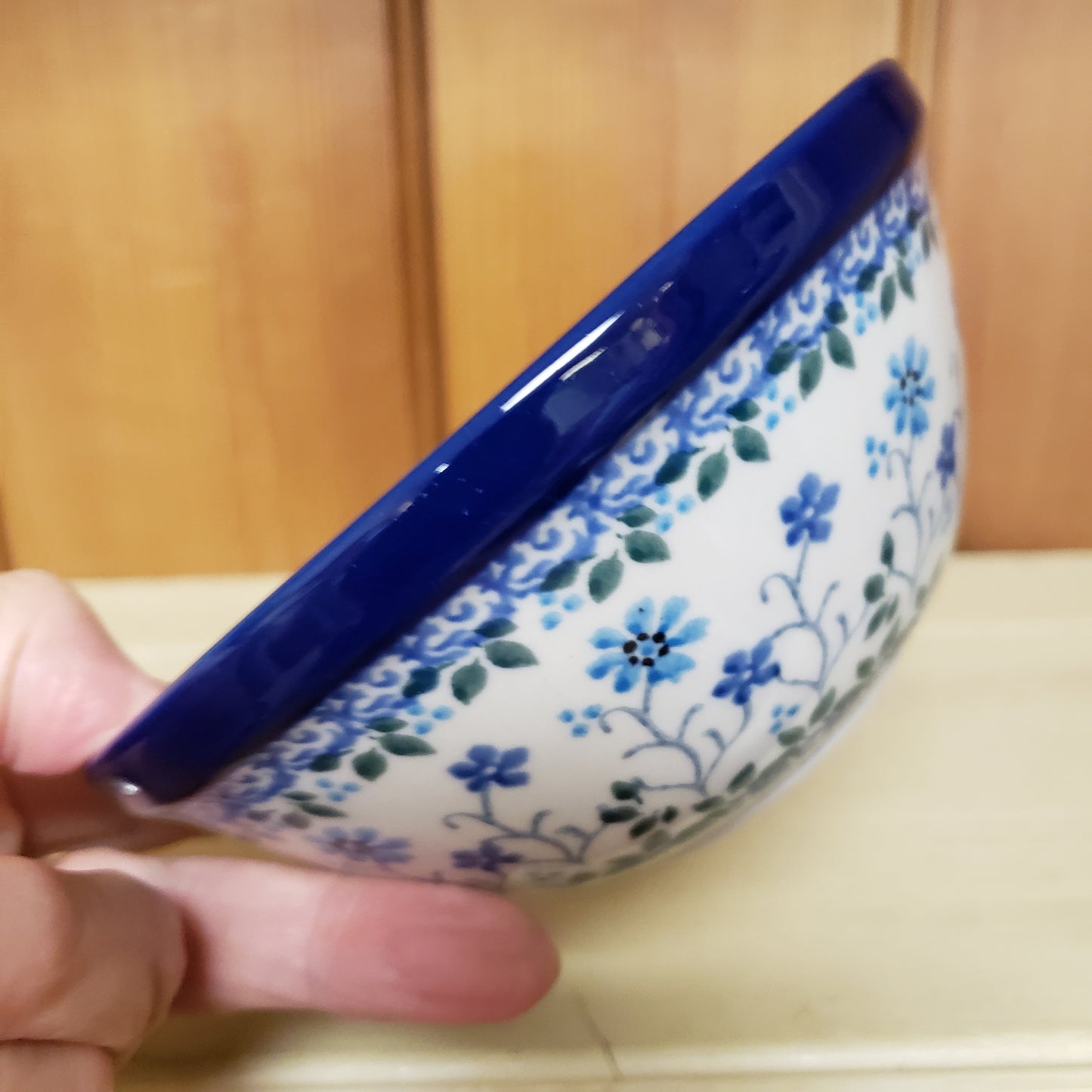 Bowl ~ Nesting Salad/Cereal ~ 5.5" W 059-2785X  Georgia Blue pf0608