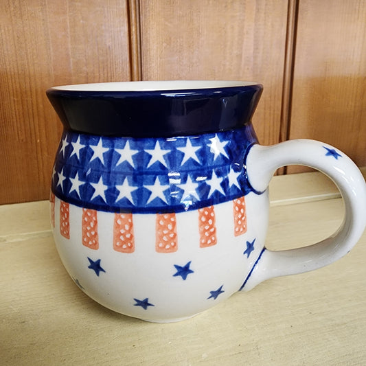 Mug ~ Bubble ~ 11 oz. 070-0179X  Stars and Stripes pf0608