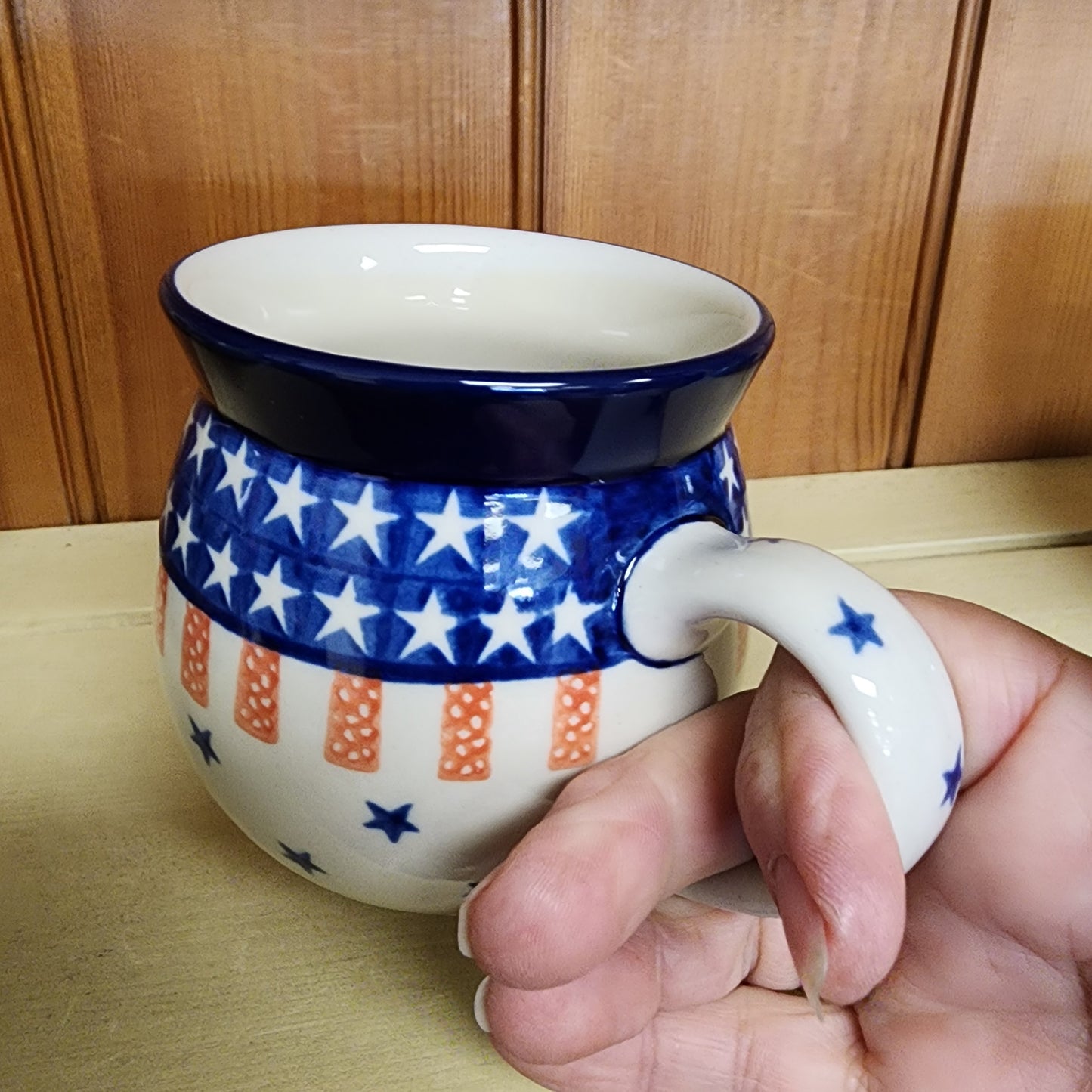 Mug ~ Bubble ~ 11 oz. 070-0179X  Stars and Stripes pf0608