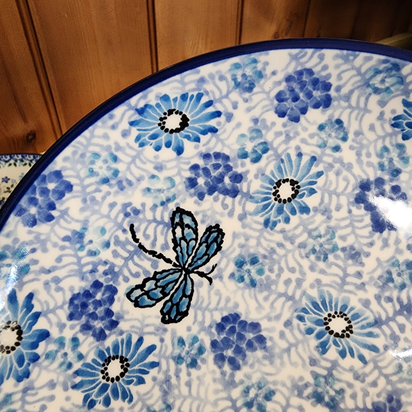 Plate ~ 7.75" 086-2818X  Misty Dragonfly pf0608 Dessert Plate