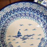 Plate ~ 7.75" 086-2993 Sea Breeze pf0608 Dessert Plate Sail boat