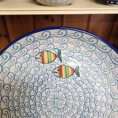 Plate ~ 7.75" 086-2540X  Rainbow Fish pf0608 Dessert Plate