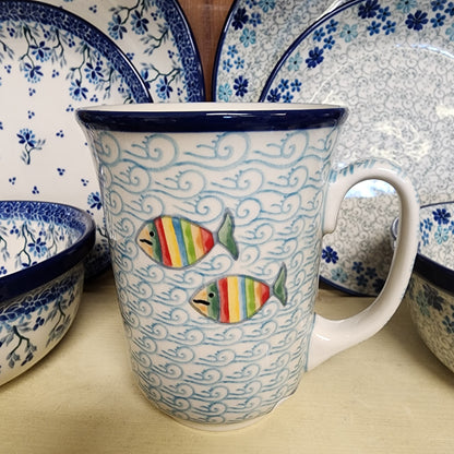 Mug ~ Bistro ~ 16 oz. 812-2540X  Rainbow Fish pf0608