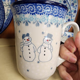 Mug ~ Bistro ~ 16 oz. 812-2793X  Frost & Flurry  Snowman