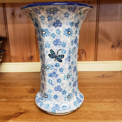 Vase ~ 9.5" 052-2818X  Misty Dragonfly pf0608