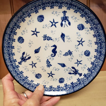 Plate ~ 7.75" 086-2997 Sea Horse lobster