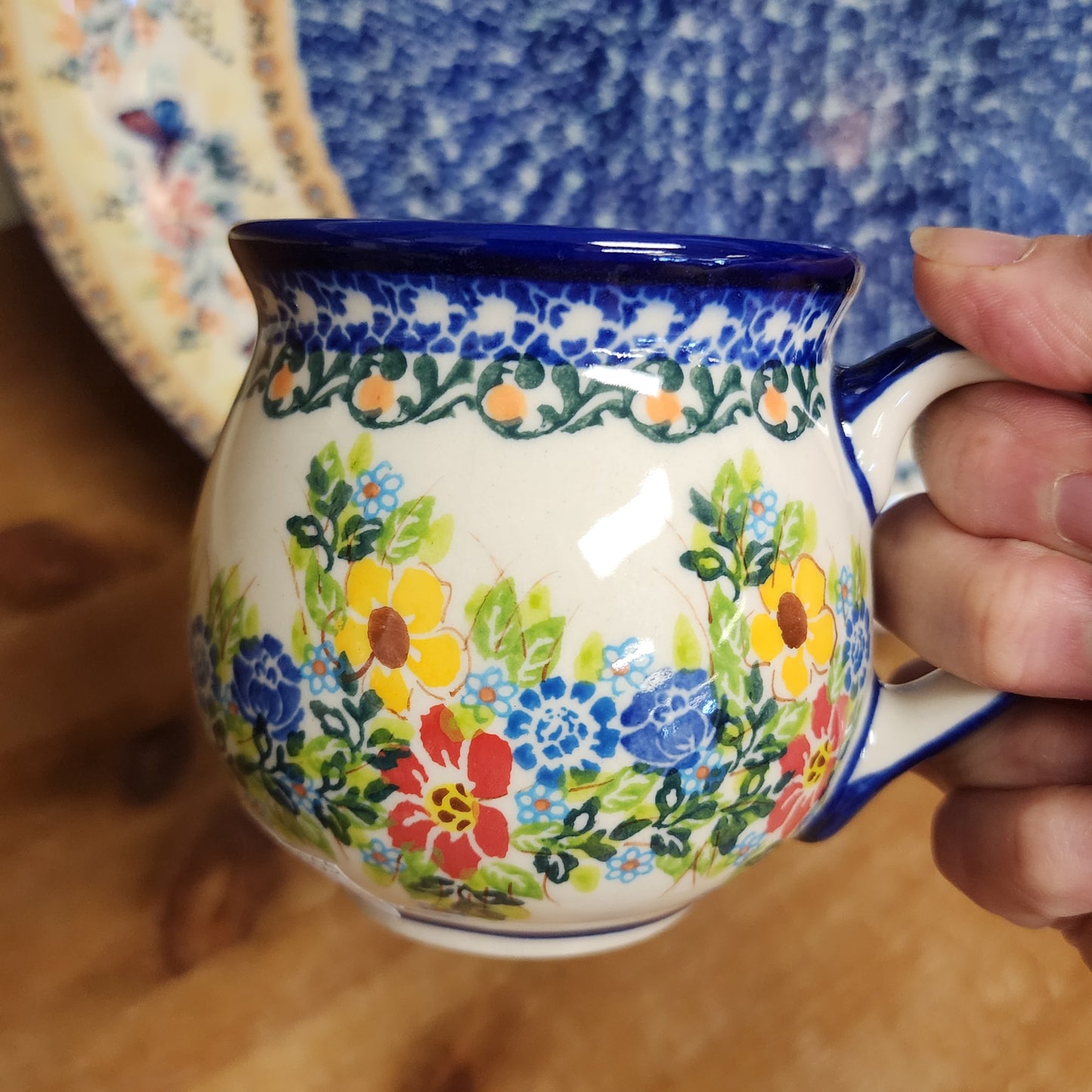 Mug Bubble flowers 12 oz #3