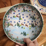 Bowl 7.75" Reindeer 6 cups