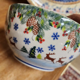 Bowl 7.75" Reindeer 6 cups