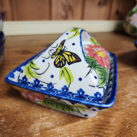 Butter Dish #2 ART2 Butterfly