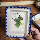 Butter Dish #2 ART2 Butterfly