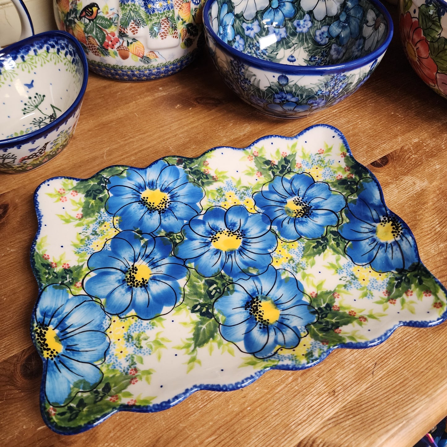 Platter ~ Ruffle Cookie plate ART2