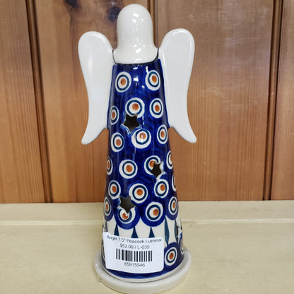 Angel 7.5" Peacock Luminary