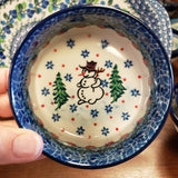 Bowl ~ Ramekin 4" U4661 T Liana Snowman