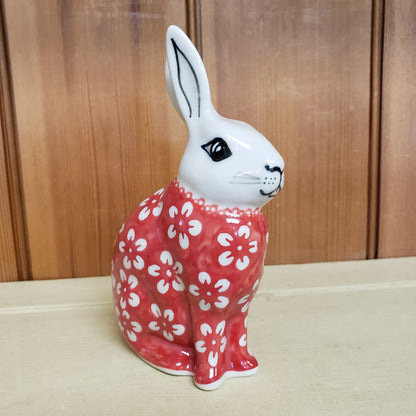 Rabbit Figurine ~ Red