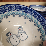 Bowl   Nesting 5"W   2793X ~ Frost & Flurry  PF1024 Snowman