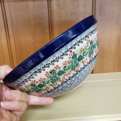 Bowl   Nesting   9" W   1734X ~ Holly Berry  PF1024