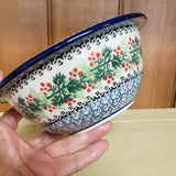 Bowl w/Brim (7 in.)    1734X ~ Holly Berry  PF1024