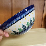 Bowl   Nesting   7.75" W  1284X ~ Christmas Trees  PF1024